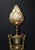 Gothic Revival Bronze Three-Handled Urn Table Lamp with Vianne Flame Shade For Sale - Image 6 of 18