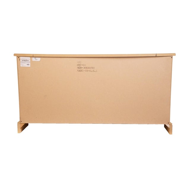 Altavista Lane Melrose Collection Contemporary Neoclassical Revival Off White 66" Double Dresser 497-01 For Sale - Image 11 of 14