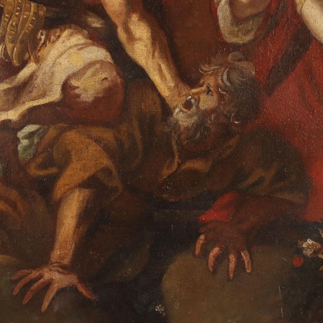 Follower of Pietro da Cortona, The Age of Iron, 17th Century, Oil on Canvas For Sale - Image 6 of 14
