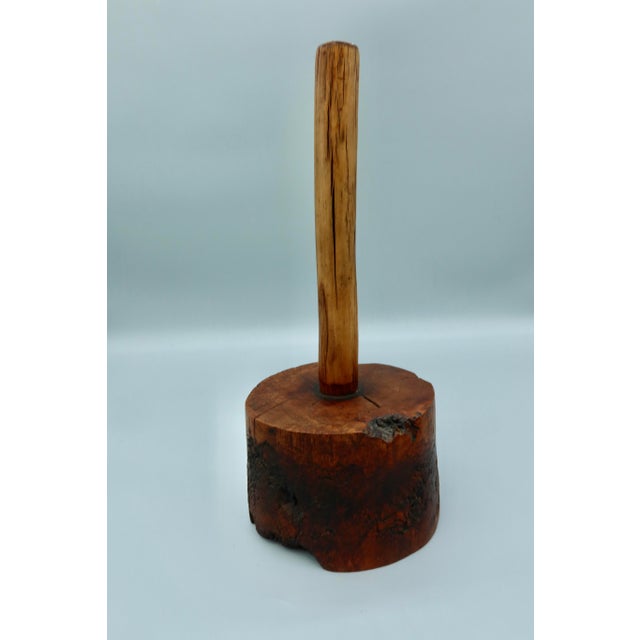 A beautifully timeworn wooden mallet dating to the early 19th century, sourced from a small village a couple of hours...