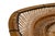 Mid 20th Century Vintage Handcrafted Philippines Woven Bamboo & Rattan Serving Tray For Sale - Image 5 of 9