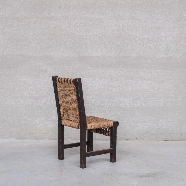 Art Deco French Dining Chairs attributed to Francis Jourdain, 1930s, Set of 6 For Sale - Image 3 of 16