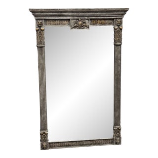Circa 1990's Alden Furniture Neoclassical-Style Carved Wood Mirror For Sale
