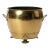 Early 20th Century English Brass Paw Foot Jardiniere For Sale