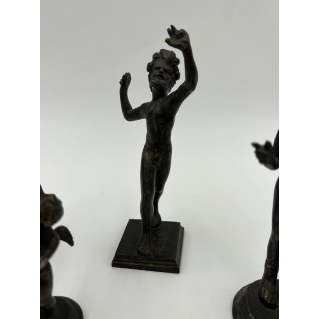 5 Piece Antique Italian Grand Tour Bronze Figures Including Venus, Eros & More! For Sale In Boston - Image 6 of 13