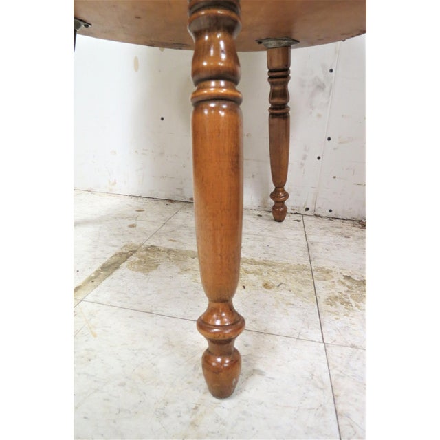 Ethan Allen Early American Round End Table Chairish