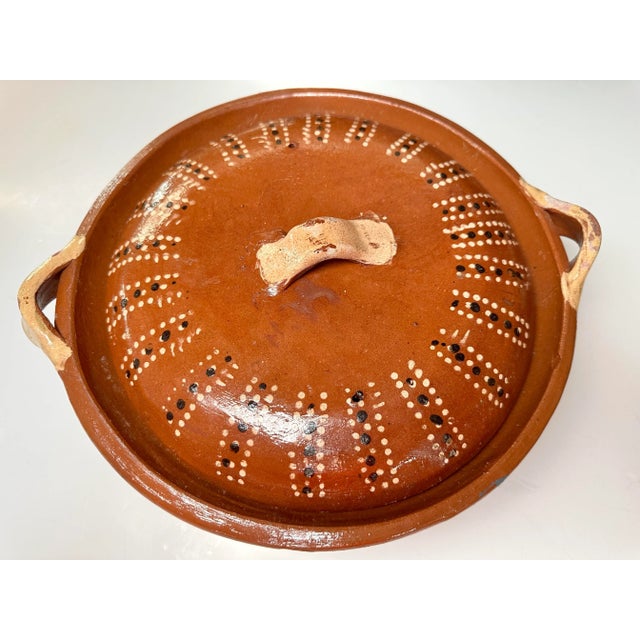 Vintage Hand Painted Traditional Mexican Clay Earthenware Pottery