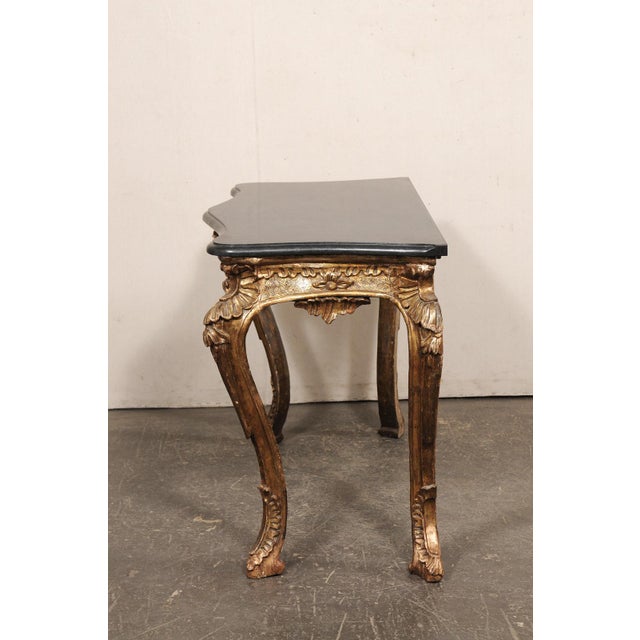 Italian Rococo Marble Top Console, 19th C. For Sale - Image 13 of 13