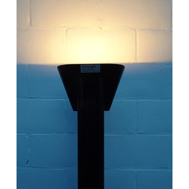 Vintage Italian Black Metal Floor Lamp by Lami Progretti, 1980 For Sale - Image 17 of 18