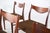 Set of six dining chairs designed by Arne Wahl Iversen, model Gs60 and manufactured by Glyngore Stolefabrik in Denmark,...