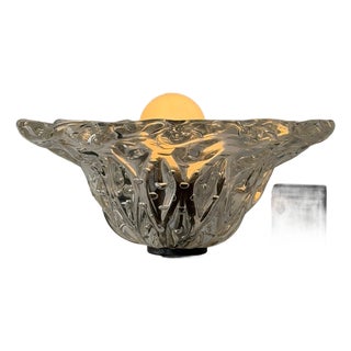 Sculptural Murano Glass Bullicante Wall Sconce from Barovier & Toso, 1940s For Sale