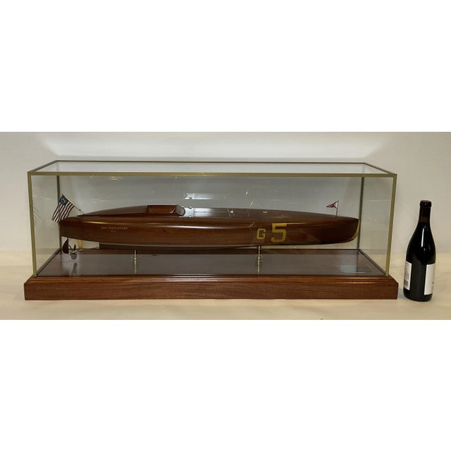 Early 21st Century Speedboat Model "Baby Bootlegger", Gold Cup Winner, 1925 For Sale - Image 5 of 12