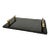 Vintage Godinger Silver Art Company Black Granite Silver & Brass Tray For Sale