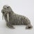 Large Vintage Italian Handmade Silver Walrus Figurine by Mario Cerreti, Tuscany, 1950s For Sale - Image 15 of 15