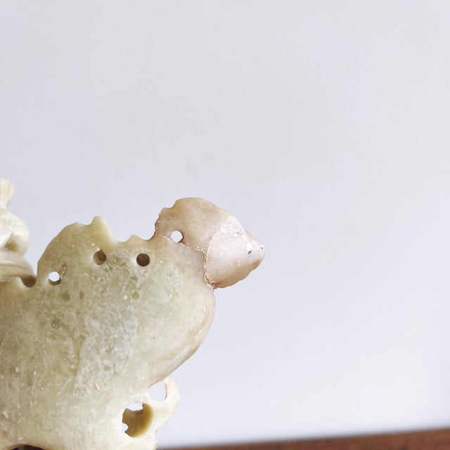 Vintage Chinese Soapstone Incense Burner For Sale - Image 4 of 5
