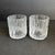 Mid Century Hoya Ice Bucket & Rocks Glasses MCM Frosted Glass Ice Cube Barware Set of 3 For Sale - Image 9 of 12