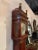 19th Century English Red Lacquered Chinoiserie Tall Case Clock For Sale - Image 4 of 8