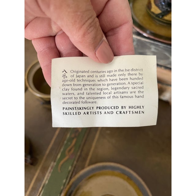 Ceramic Vintage Otagiri Stoneware Tea Set - 10 Pieces For Sale - Image 7 of 11