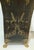 Metal 1980s Hand‑Painted Black & Gold Chinoiserie Metal Cachepot / Wastebasket With Brass Paw Feet - Palm Beach Chic, Grandmillennial & Traditional . For Sale - Image 7 of 9