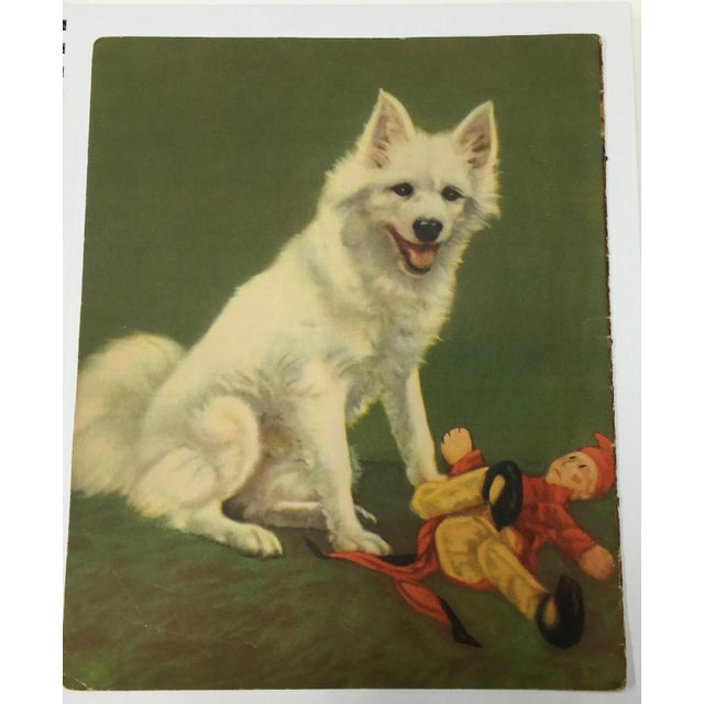 Charming Diana Thorne addition to a child's room or for dog lovers. Carefully removed from a well-loved book for children,...