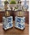 Textile Contemporary Ralph Lauren Blue and White Petite Square Lamps With Dragon Design and Square Fabric Shades - A Pair For Sale - Image 7 of 7