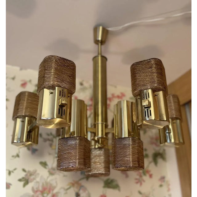 Ceiling Lamp by Gaetano Sciolari for Sciolari, 1970s For Sale - Image 16 of 18