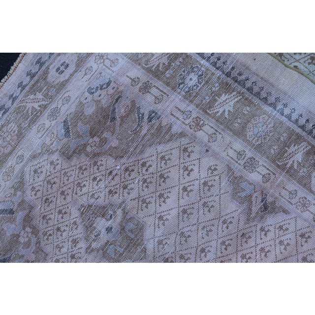 Antique Persian Serab Small Rug in Brown, Tan and Neutrals 3'1 X 5'6 For Sale - Image 13 of 13