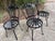 Early 20th Century Francois Carre Antique Original Parisian Park Chairs, Circa 1880 - A Trio For Sale - Image 5 of 7