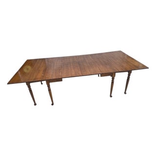 American by Drexel Drop-Leaf Dining Table, c.1950s For Sale