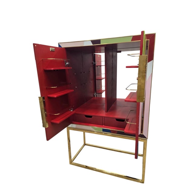 Early 21st Century Hollywood Regency Torino Dry Bar by Jonathan Adler For Sale - Image 5 of 12