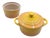 Le Creuset Stoneware Nectar Mini Cocotte & Ramekin 2 Piece Set For Sale