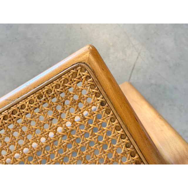 Vintage Folding Chairs in Ash and Vienna Straw, 1970s, Set of 4 For Sale - Image 18 of 18