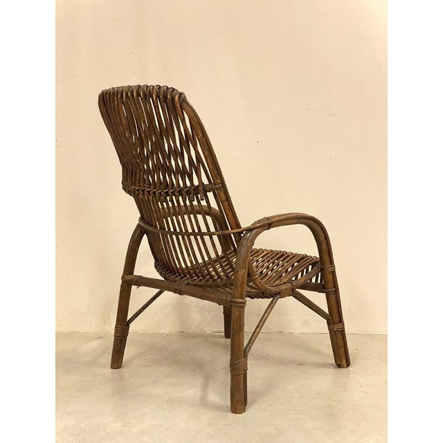 Set of Bamboo Armchairs, 1970s For Sale - Image 6 of 14