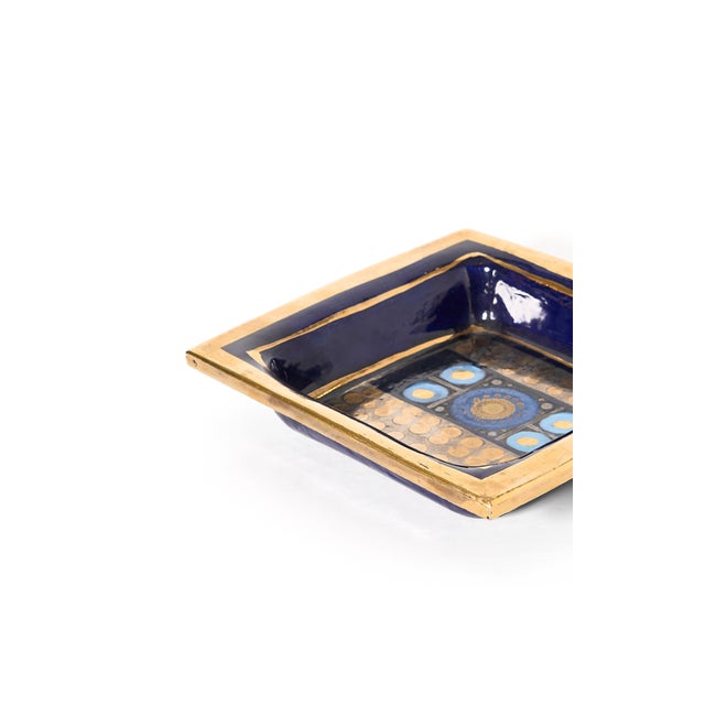 Mid-Century Modern 1950s Georges Pelletier Ceramic Dish For Sale - Image 3 of 3