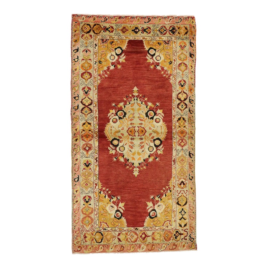 ROUND112cm\"Clockwork”ViNTAGE TURKiSH RUG ROUND112cm