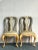 Vintage Regency Nailhead Queen Anne Dining Chairs - A Pair For Sale - Image 4 of 6