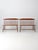 A pair of mid-century Colonial Revival benches by Sprague & Carleton from their Maplelux line, made of maple with a warm,...