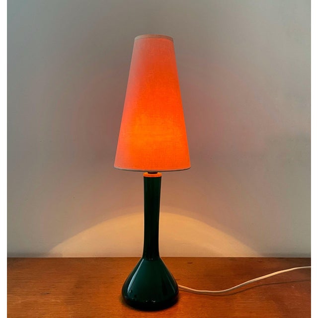 Mid-Century Modern Danish Table Lamp from Kastrup Holmegaard, 1960s For Sale - Image 3 of 7