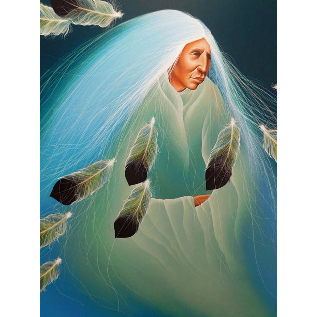 Frank Howell "A Blue Sea Rising" 1994 Original Serigraph Hand Signed For Sale - Image 4 of 8
