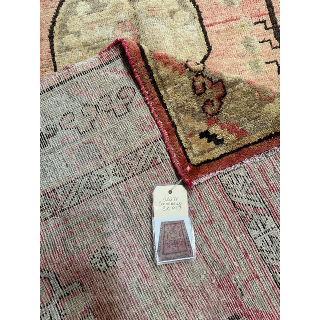 Introduce classic elegance with this 19th-century Antique Samarkand Rug, measuring 8' x 4.7'. Its intricate patterns and...