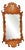 Antique George II Walnut Mirror, 1741 For Sale