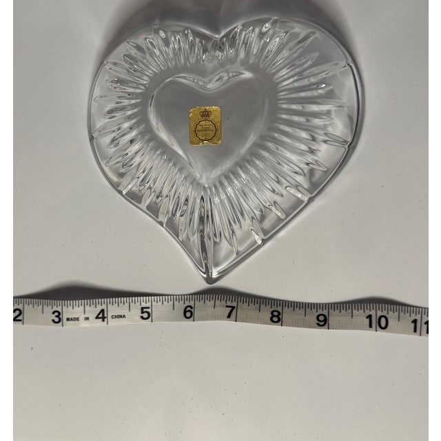 Sparkling German lead crystal heart dish—romantic, giftable, and beautifully cut to catch the light. Elegant and timeless,...