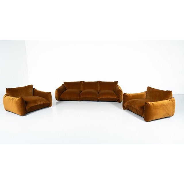 Mid-Century Modern Three-Seater Marenco Sofa by Mario Marenco, 1960 For Sale - Image 12 of 13