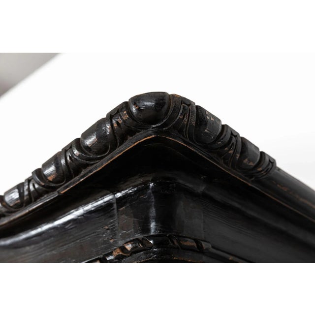 19th Century French Ebonised Two-Piece Buffet For Sale - Image 11 of 15