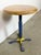 Blue Vintage Industrial Workshop Stool, 1960s For Sale - Image 8 of 14