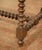Brown 19th Century Spanish Baroque Walnut Console Table Desk With Single-Plank Top For Sale - Image 8 of 9