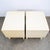 1960s Mid Century Modern Nightstands Side Tables End White 2 Drawers Brass Clover For Sale In Sacramento - Image 6 of 12