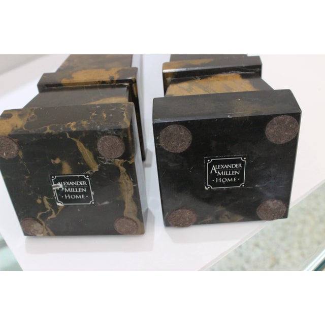 Alexander Millan Marble Obelisks - a Pair For Sale - Image 11 of 13