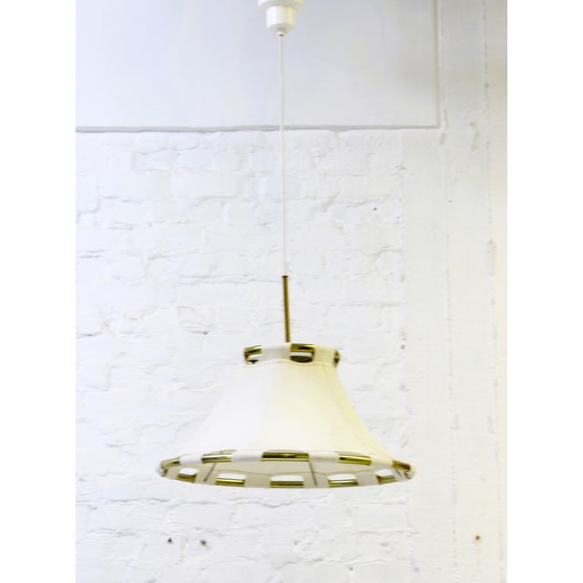 Beige Hanging Lamp by Anna Ehrner for Ateljé Lyktan, 1970s For Sale - Image 8 of 11