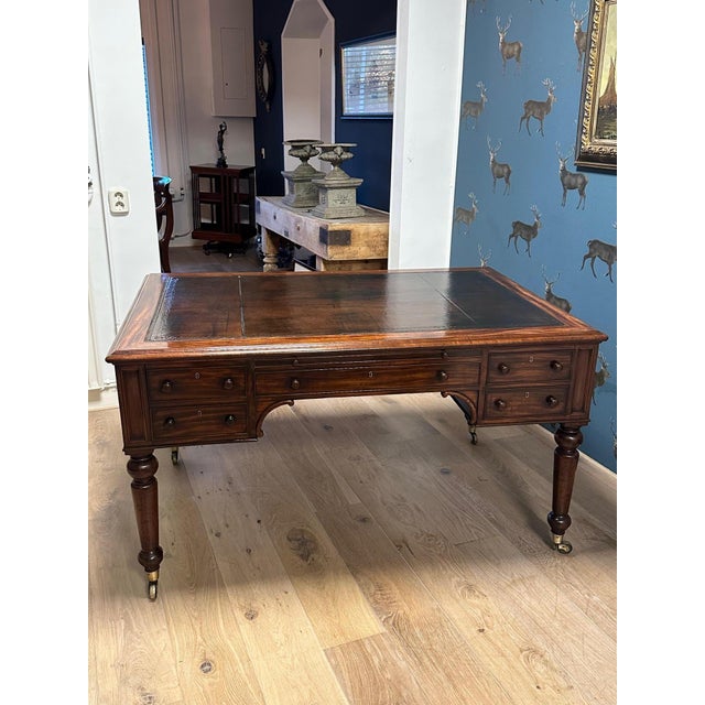 William IV Writing Desk in Mahogany For Sale - Image 10 of 17